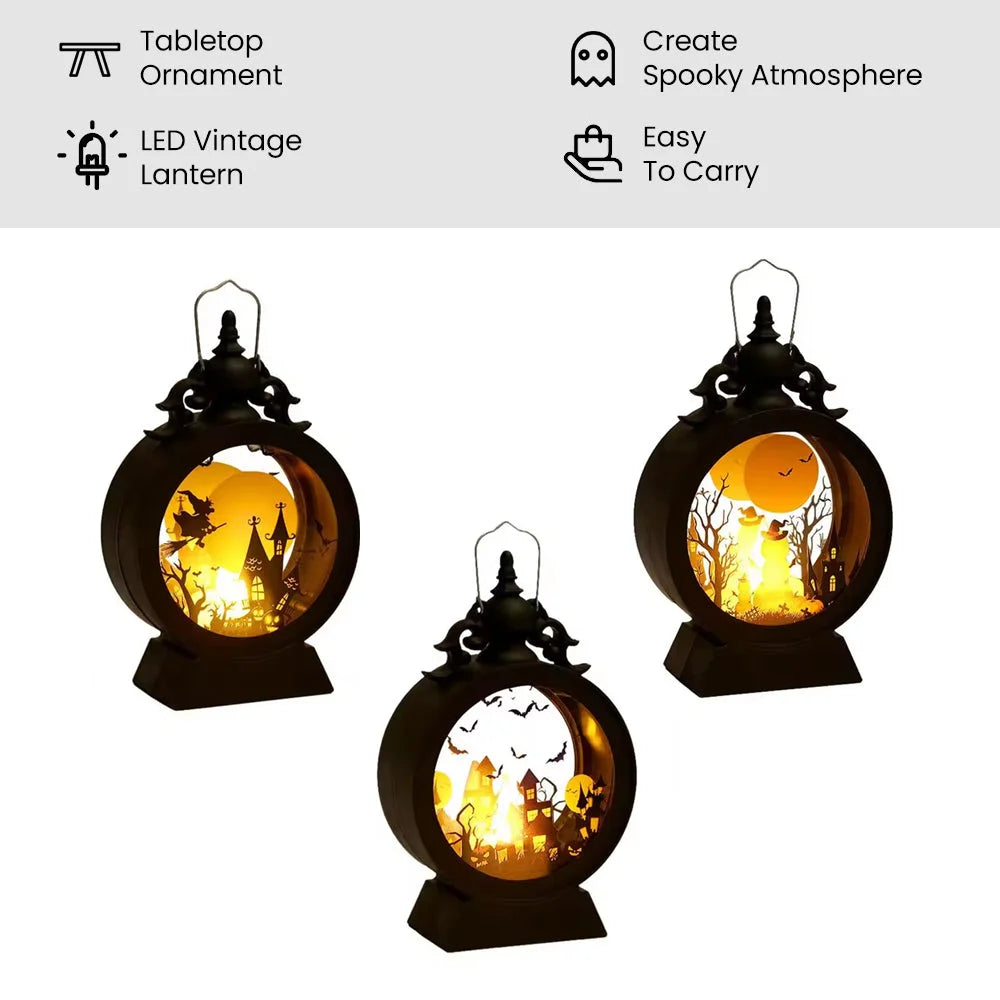 Vintage LED Candle Lights Lantern