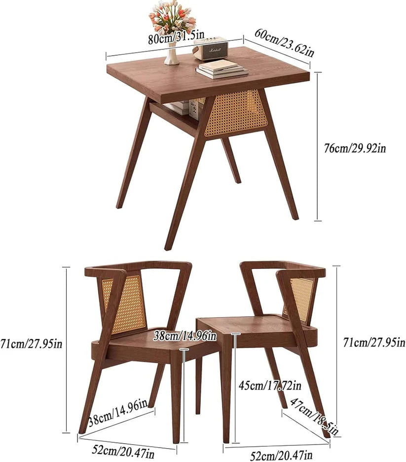 Upgrade Your Space 🌟 SpaceMax Dining Set – Stylish & Compact for Modern Living