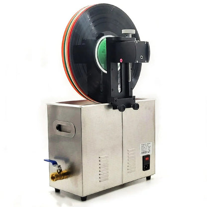 Height-Adjustable Vinyl Record Ultrasonic Cleaner