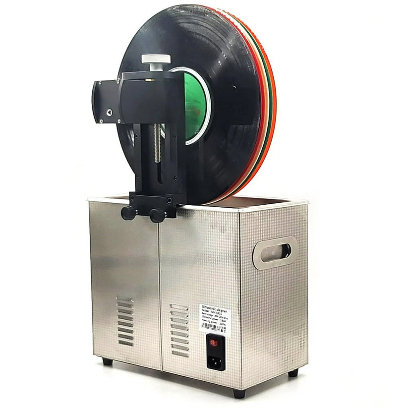 Height-Adjustable Vinyl Record Ultrasonic Cleaner