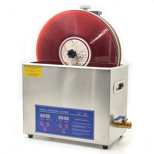 Height-Adjustable Vinyl Record Ultrasonic Cleaner